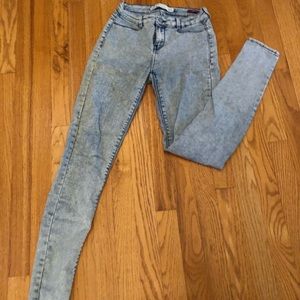 zara acid wash jegging